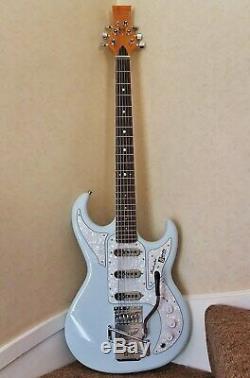 2013 Burns Barracuda Special Baritone 6 string Bass guitar with Burns hard case