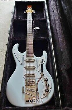 2013 Burns Barracuda Special Baritone 6 string Bass guitar with Burns hard case