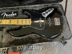 2013 Fender American Deluxe Jazz Bass Black & Maple