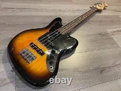 2015 Fender Squier Vintage Modified Short Scale Jaguar Bass in Sunburst