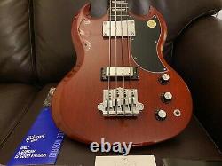 2015 Gibson USA SG Bass Guitar RARE Babicz Bridge & Limited Edition Case