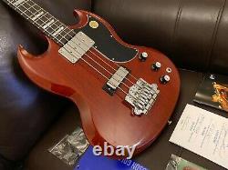 2015 Gibson USA SG Bass Guitar RARE Babicz Bridge & Limited Edition Case
