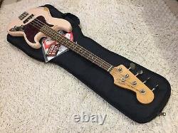 2016 Fender Road Worn Signature Flea Jazz Bass. Shell Pink. Rosewood Fretboard
