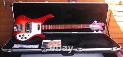 2021 Rickenbacker 4003S Fireglo Bass Guitar, Toaster+Horseshoe, Plex TRC + Case