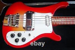 2021 Rickenbacker 4003S Fireglo Bass Guitar, Toaster+Horseshoe, Plex TRC + Case