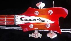 2021 Rickenbacker 4003S Fireglo Bass Guitar, Toaster+Horseshoe, Plex TRC + Case