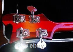 2021 Rickenbacker 4003S Fireglo Bass Guitar, Toaster+Horseshoe, Plex TRC + Case
