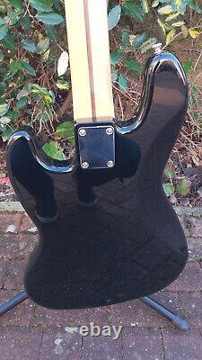 2024 Fender Japan Short Scale Jazz Bass Guitar in Black with Tonerider Pickups