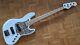21 Squier By Fender Contemporary Active Jazz Bass Hh, Ash Body, Flat Matt White