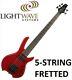 $2,000 New Willcox Lightwave Saber Sl 5-string Fretted Bass Guitar (infrared)