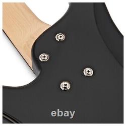 3/4 Chicago Bass Guitar by Gear4music Black