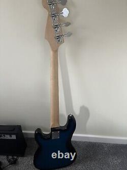 3rd Avenue Full Size 4/4 Electric Bass Guitar-Blueburst