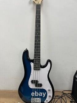 3rd Avenue Full Size Electric Bass Guitar With Amplifier