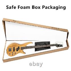 4String Full Size GIB Electric Bass Guitar 2Single Pickup with Bag Wire Strap Tool