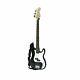 4 String Electric Bass Guitar Pb Precision Style Black Musical Instrument