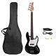 4 String Electric Gjazz Bass Guitar Beginner Pack Kit With Bag Strap Wire Wrench