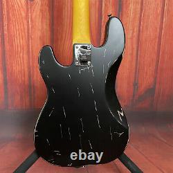 4 String Relic Precision Electric Bass Guitar Rosewood Fretboard Maple Neck
