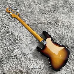 4 String Sunburst Heavy Relic Electric Bass Guitar Rosewood Fretboard Maple Neck