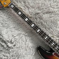 4 String Sunburst Heavy Relic Electric Bass Guitar Rosewood Fretboard Maple Neck