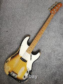 54 (era) F Precision'Sting' bass (by Bravewood). Exceptional. C/w F gig-bag