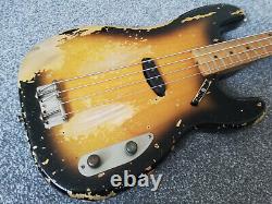 54 (era) F Precision'Sting' bass (by Bravewood). Exceptional. C/w F gig-bag