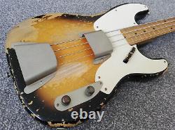 54 (era) F Precision'Sting' bass (by Bravewood). Exceptional. C/w F gig-bag