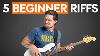 5 Beginner Bass Riffs You Can T F Up