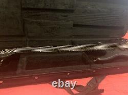 6 String, Hand Made Electric Bass Guitar With Bag