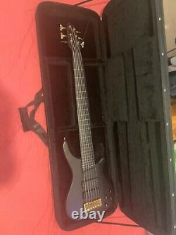 6 String, Hand Made Electric Bass Guitar With Bag