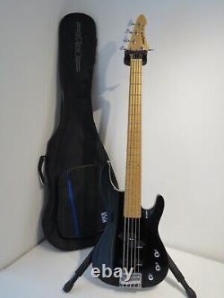 90's Aria Magna Series 5 String Bass Guitar in Black Made in Korea