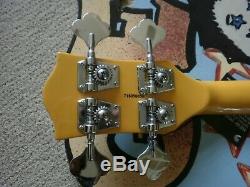 ANTORIA NEW MODEL SHORT SCALE BASS GUITAR New Yorker Les Paul Junior + Case