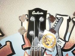 ANTORIA NEW MODEL SHORT SCALE BASS GUITAR New Yorker Les Paul Junior + Case