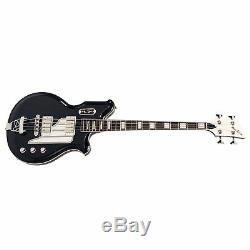 Airline Guitars MAP Bass Black 30 1/2 Short Scale Electric Bass Guitar NEW