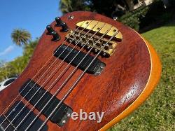 Alembic Epic 6 String Bass Guitar with Case 34 Scale