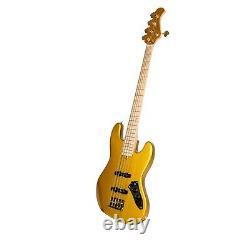 Allen Eden Guitars Disciple 5 Standard Gold Sparkle with Case