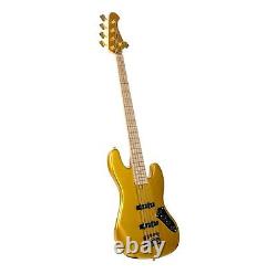 Allen Eden Guitars Disciple 5 Standard Gold Sparkle with Case