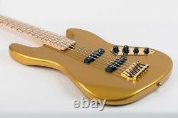 Allen Eden Guitars Disciple 5 Standard Gold Sparkle with Case