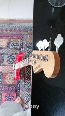 Ammoon Solid Wood 4 String JB Electric Bass Guitar