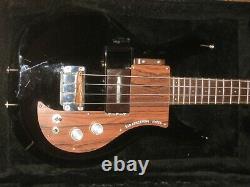Ampeg Dan Armstrong Bass Guitar 1998 MIJ Reissue, 2 Pickups, Case, Tool, Brochure