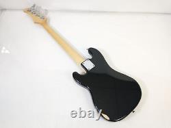 Antiquity AQ-PB Black Three-Quarter Size Mini 4 String Bass Guitar