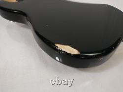 Antiquity AQ-PB Black Three-Quarter Size Mini 4 String Bass Guitar