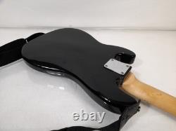 Antiquity AQ-PB Black Three-Quarter Size Mini 4 String Bass Guitar