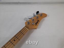 Antiquity AQ-PB Black Three-Quarter Size Mini 4 String Bass Guitar