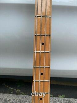 Antoria Tele Style Bass Guitar Very Rare Nice Player Wide Range Pup