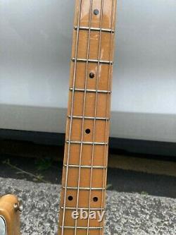 Antoria Tele Style Bass Guitar Very Rare Nice Player Wide Range Pup