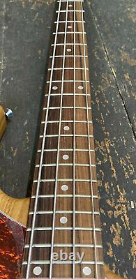 Aria Detroit 313 MK2 Electric Bass Guitar Open Pore Natural GREAT PRICE