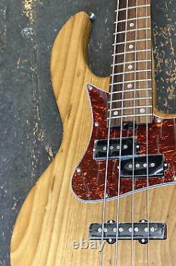 Aria Detroit 313 MK2 Electric Bass Guitar Open Pore Natural GREAT PRICE