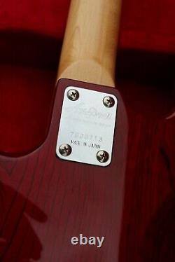 Aria Pro 2 Bass Guitar Mij Active/passive Pickups See Through Red Korean H Case