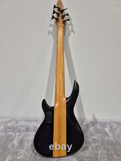 Aria Pro II 6 String Avante 24 Fret Electric Bass Guitar Black