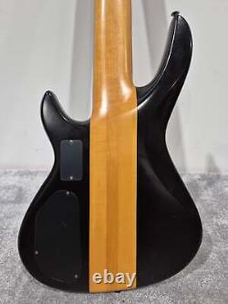Aria Pro II 6 String Avante 24 Fret Electric Bass Guitar Black